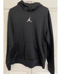 jordan hoodie, black